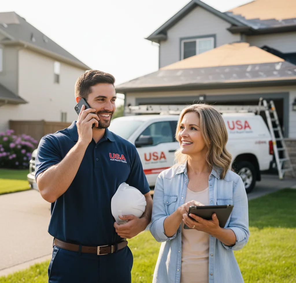 USA Roof Repair Experts customer support in Millersville